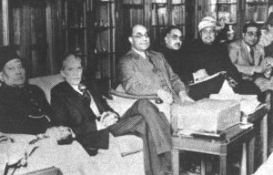  Quaid-i-Azam with members of the Muslim League working committee, 1940