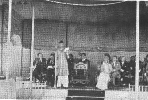 Quaid-i-Azam at Sibi Darbar, announcing important reforms for Baluchistan on February 14, 1948