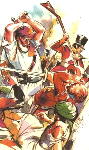 Patriots in action during the 1857 War of  Independence